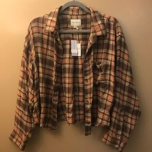 Cropped flannel